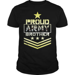 Military Proud US Army Brother Veteran U Men’s Baseball T-Shirt