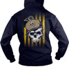Image of flag skull  rams