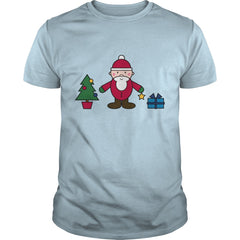 Simple Santa Claus Christmas Scene