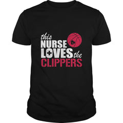 This Nurse Loves The Clippers Voleyball T-Shirt