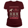 Image of GIANT SCHNAUZER CHRISTMAS WOOF WOOF WOOF SWEATER