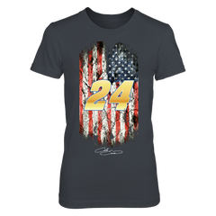 Chase Elliott NASCAR 24 Patriotic Distressed Flag