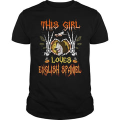 This Girl Loves ENGLISH SPANIEL Halloween