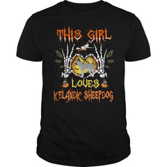 This Girl Loves ICELANDIC SHEEPDOG Halloween