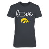 Image of Iowa Hawkeyes - Love With State Outline