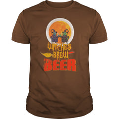 WITCHES BREW BEER T SHIRT FUNNY HALLOWEEN DRINKING