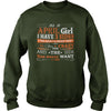 Image of AS A APRIL GIRL I HAVE THREE SIDES TSHIRT BIRTHDAY GIFT SHIRT