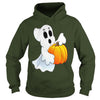 Image of Happy Halloween Ghost and Pumpkin