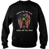Image of Stand For the flag Kneel For The Cross God Packers FAn