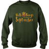 Image of Hallokings are born in september funny halloween tshirt