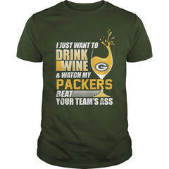 NFL-PACKERS 174 DRINK WINE
