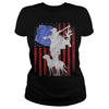 Image of arizona Deer Hunting US Flag shirt
