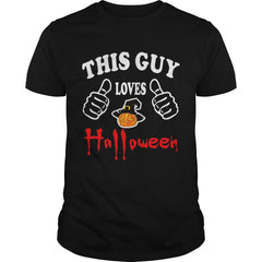 This Guy Loves Halloween T Shirt 2017 For Men and Boys