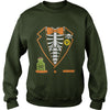 Image of Skeleton Tuxedo Spooky Funny Halloween T-Shirt