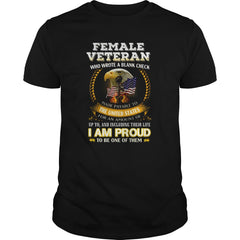 Female Veteran Who Wrote A Blank Check The United States