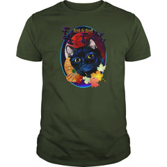Trick or Treat Halloween Cat Oval