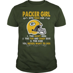 packers girl with three side