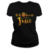 Image of Halloqueens are born in june funny halloween tshirt