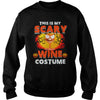 Image of THIS IS MY SCARY WINE COSTUME T SHIRT HALLOWEEN COSTUME GIFT