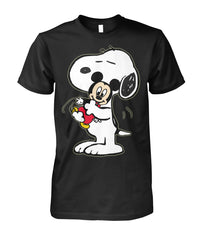 Amazing Friendship of Mickey and Snoopy Limited Edition T-shirts