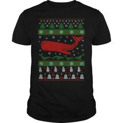 Whale Ugly Christmas Sweater New