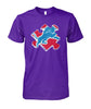 Image of Detroit Lions - Lions and Puzzle T-shirt