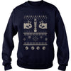 Image of Ugly Mario Christmas Sweater Womens Fitted VNeck TShirt SHIRT 2017