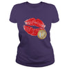 Image of WICKED love heart with tribal curls a little bit nightmare before christmas   Womens TShirts
