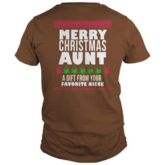 Christmas - Merry Christmas Aunt A Gift
