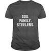 Image of God Family Steelers T Shirt For Mens, Womens-