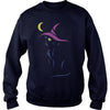 Image of THE WITCH AND THE MOON HAPPY HALLOWEEN TSHIRT