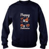 Image of Happy Hallowine Funny Halloween Drinking T Shirt
