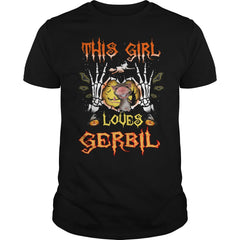 This Girl Loves Gerbil Halloween