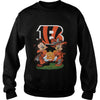 Image of Bengals Mickey Haloween Tshirt, Bengals Mickey Haloween Hoodies