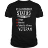 Image of Taken By A Crazy Veteran T Shirt