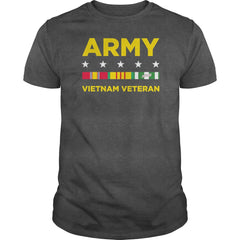Men's Vietnam Veteran Shirt - Army
