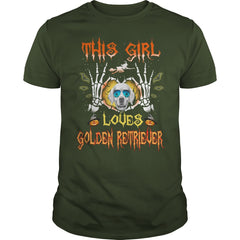 This Girl Loves Golden Retriever Halloween