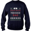Image of POMERANIAN DAD UGLY CHRISTMAS SWEATER
