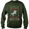 Image of HORSE CHRISTMAS SWEATER PATTERN Papa Mama Men Women Dogs Lovers Sunfrog Hoodie