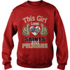 Image of Girl Loves Saints And Pelicans TShirt