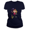Image of Cute Lil Girl Halloween TShirt in Kids Women And Men Sizes