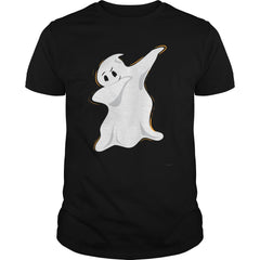 Funny Dabbing Ghost Halloween TShirt Spooky Haunted Dab
