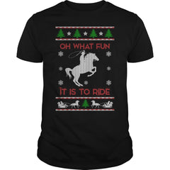 HORSE CHRISTMAS SWEATER PATTERN Papa Mama Men Women Dogs Lovers Sunfrog Hoodie