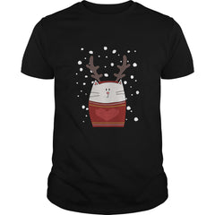 Cat Reindeer Funny Cat T Shirt