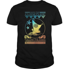 Disney Moana Epic Journeys Rainbow Gradient Graphic TShirt