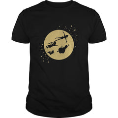 Disney Peter Pan Darling Kids Flying Moon Silhouette TShirt