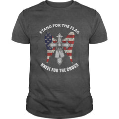 Patriotic Shirt, Stand For The Flag, Kneel For The Cross Tee