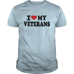 I Love My Veterans - TeeForVeterans