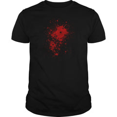 Blood spatter  bullet wound   Costume