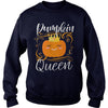 Image of Pumpkin Queen Cute Pumpkin Spice Season Halloween T-shirt